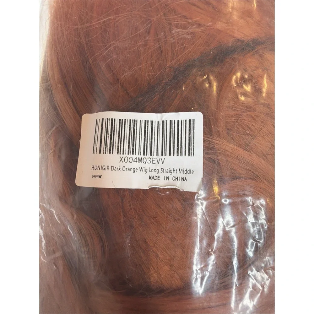 Ginger Orange Lace Front Wig Long Straight Synthetic | Women Party Daily Wear